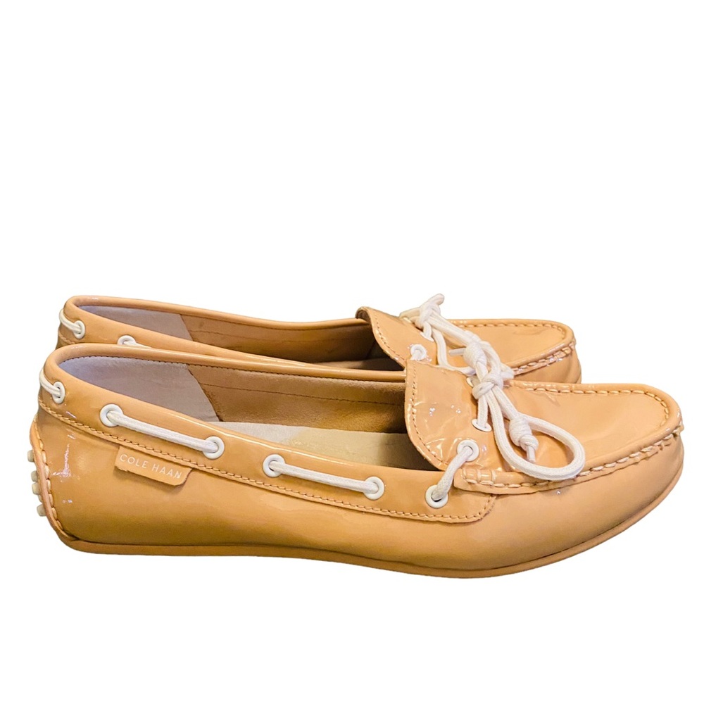 Cole Haan White and Cream Moccasins